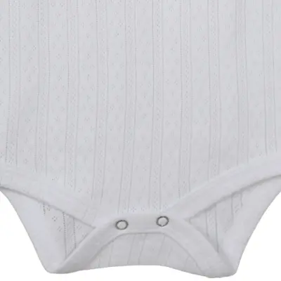 Hvc Bebek Atlet Body Jakarlı Pamuklu Çizgili Çıtçıtlı Zıbın Beyaz 5'li Set Unisex (1)