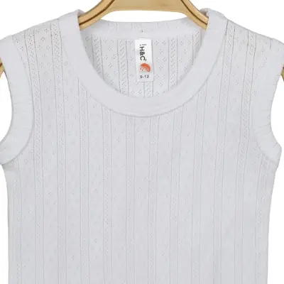 Hvc Bebek Atlet Body Jakarlı Pamuklu Çizgili Çıtçıtlı Zıbın Beyaz 5'li Set Unisex - 5