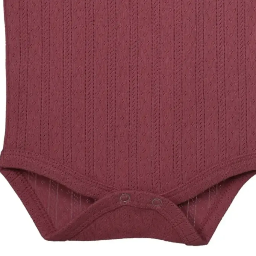 Hvc Bebek Atlet Body Jakarlı Pamuklu Çizgili Çıtçıtlı Zıbın Fuşya 5'li Set Kız Bebek - 6