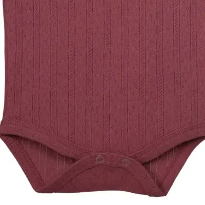 Hvc Bebek Atlet Body Jakarlı Pamuklu Çizgili Çıtçıtlı Zıbın Fuşya 5'li Set Kız Bebek - 6