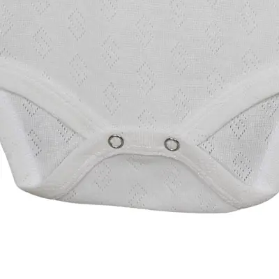 Hvc Bebek Atlet Body Jakarlı Pamuklu Küp Desenli Çıtçıtlı Zıbın Ekru 5'li Set Unisex - 5