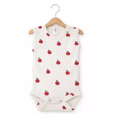 H&C Body Jakarlı Elma Desenli