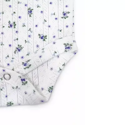 Hvc Body Jakarlı Menekşe Desenli - 5