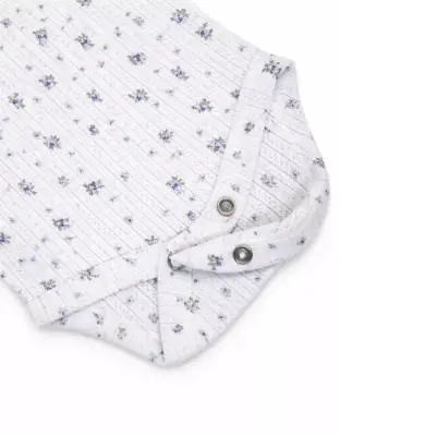 Hvc Body Jakarlı Menekşe Desenli - 6