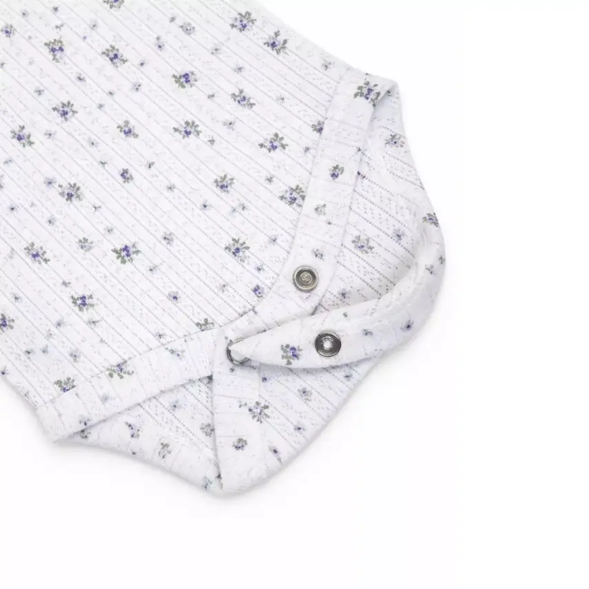 Hvc Body Jakarlı Menekşe Desenli - 6