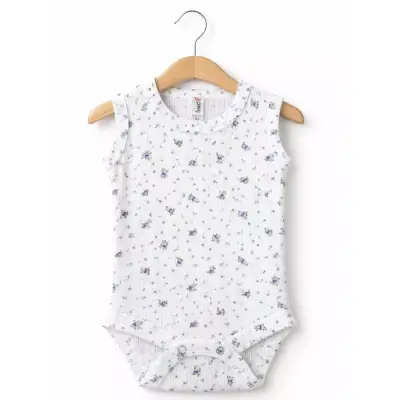 H&C Body Jakarlı Menekşe Desenli