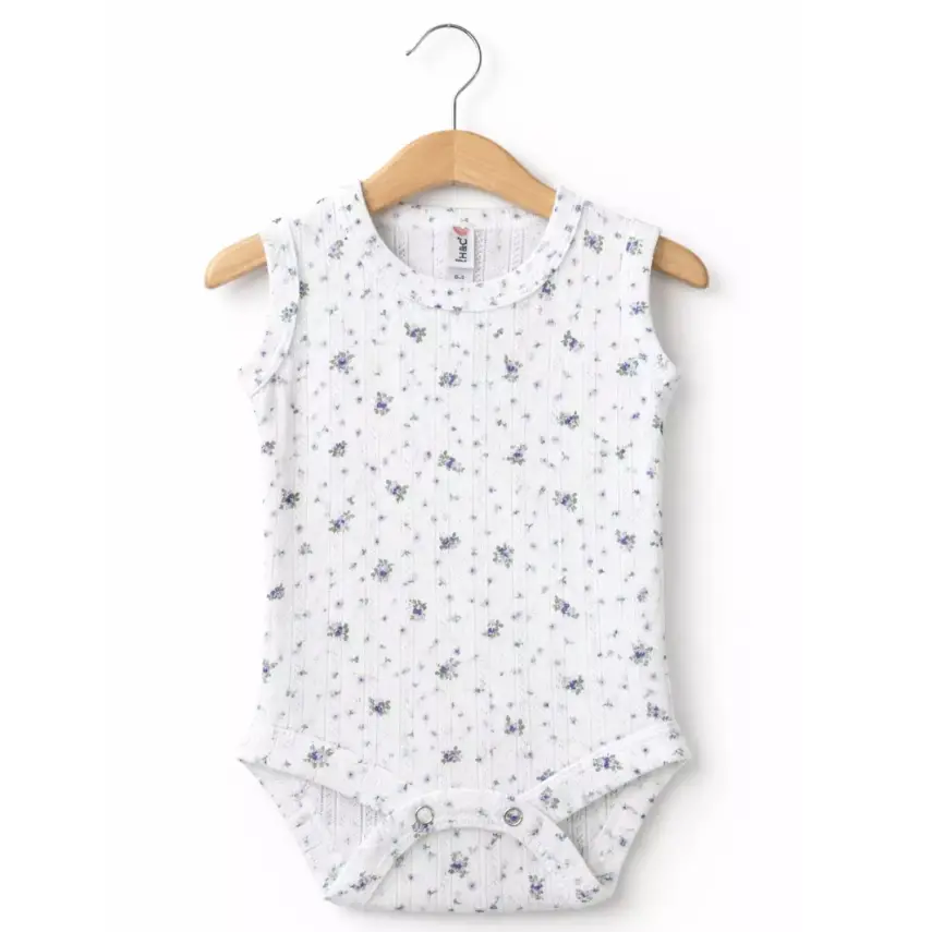 Hvc Body Jakarlı Menekşe Desenli - 1