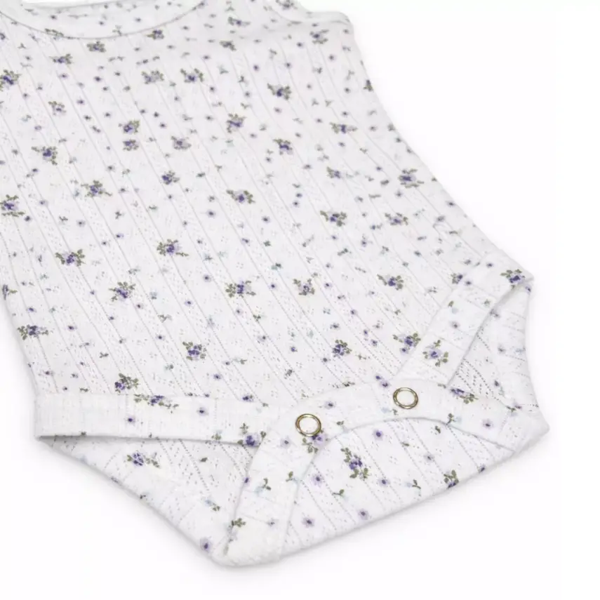 Hvc Body Jakarlı Menekşe Desenli - 4