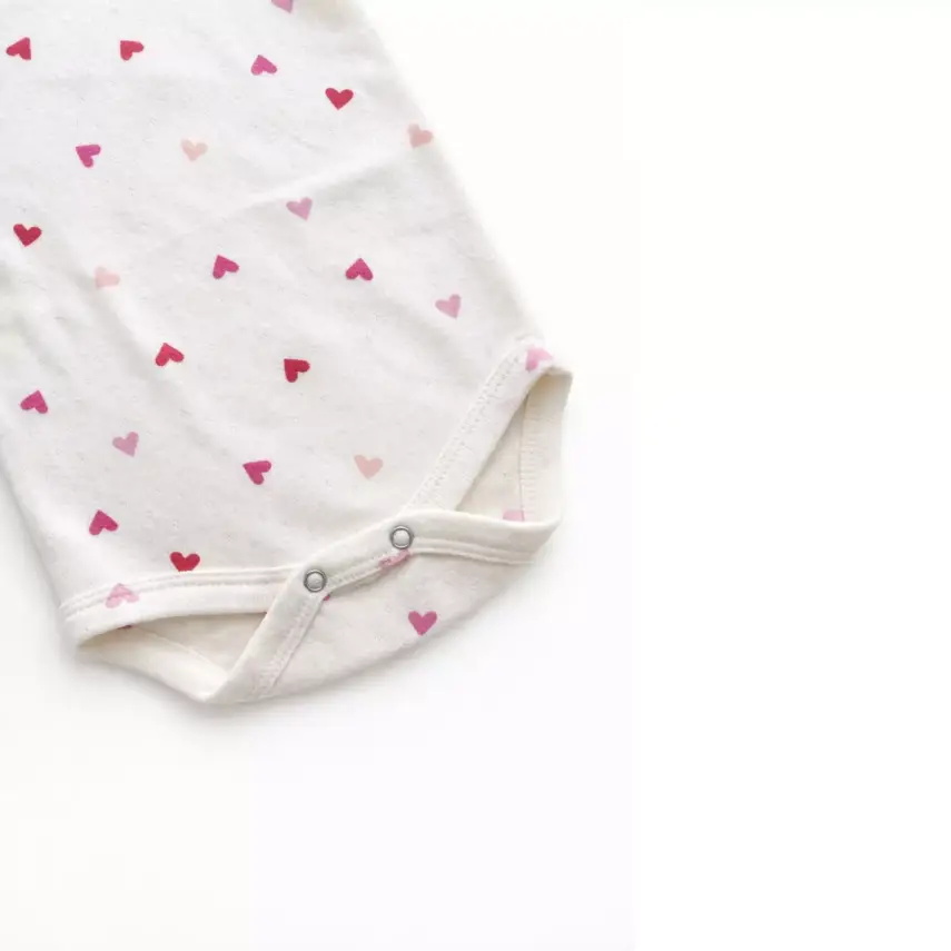 Hvc Body Kalp Desenli Kırmızı Kalpli - 4