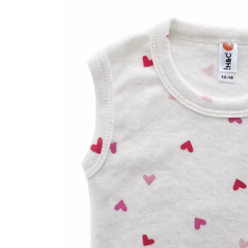 Hvc Body Kalp Desenli Kırmızı Kalpli - 3