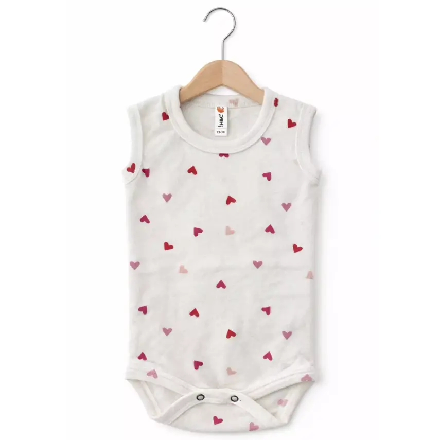 Hvc Body Kalp Desenli Kırmızı Kalpli - 1