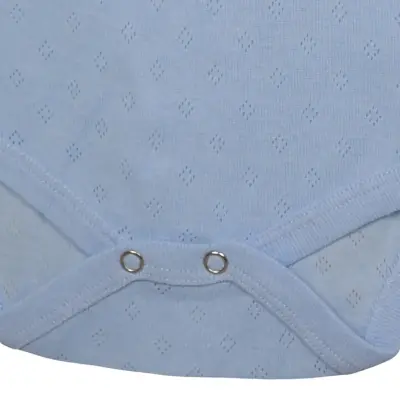 Hvc Erkek Bebek Atlet Body Jakarlı Nokta Desenli Mavi - 10