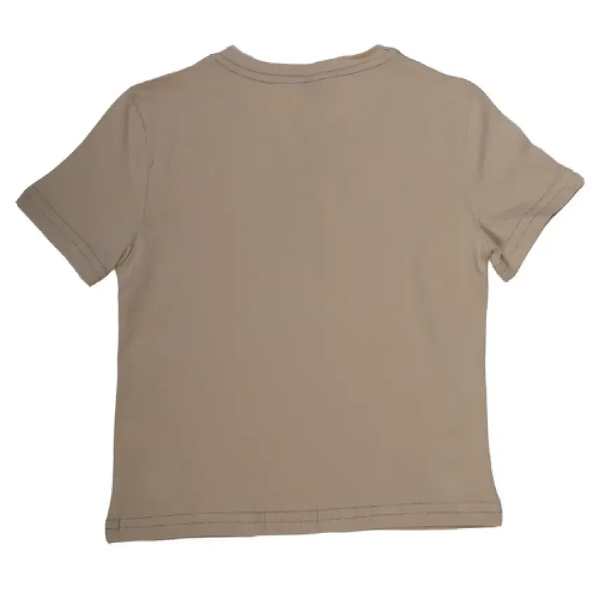 Hvc Erkek T-Shirt Orijinal Baskılı Kahverengi - 11