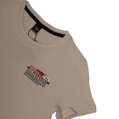 Hvc Erkek T-Shirt Orijinal Baskılı Kahverengi - 9
