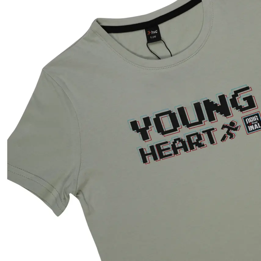 Hvc Erkek T-Shirt Young Baskılı Yeşil - 2