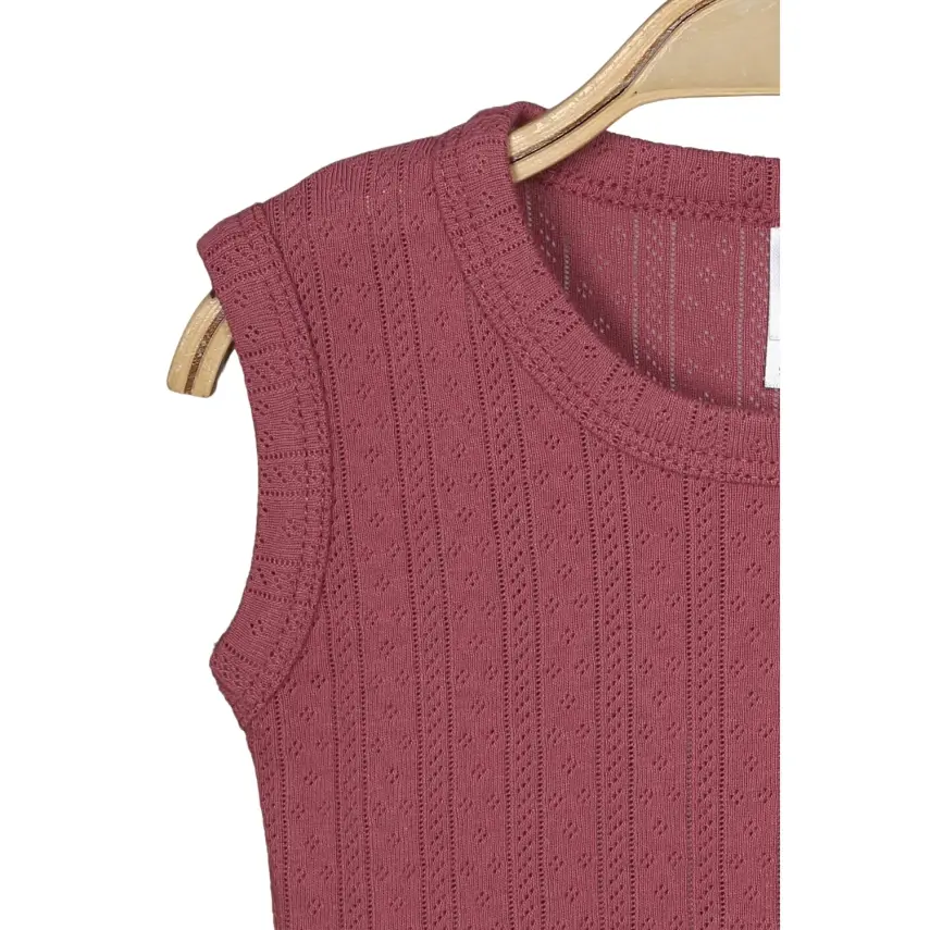 Hvc Kız Bebek Atlet Body Jakarlı Çizgili Fuşya - 6