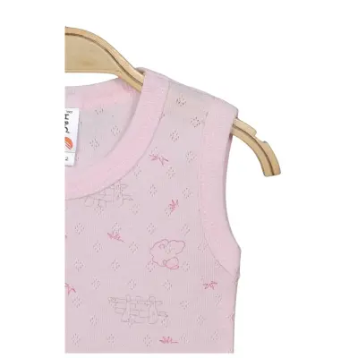 Hvc Kız Bebek Atlet Body Jakarlı Kuzu Pembe - 7