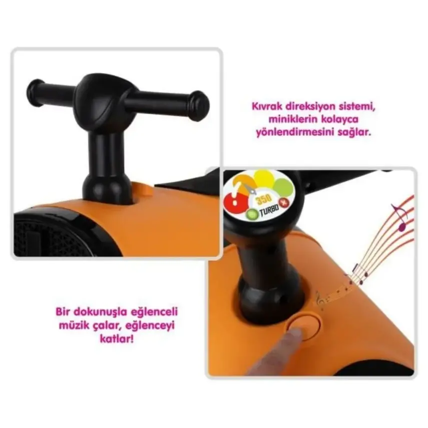 İlk Arabam Turbo Bingit Araba Turuncu - 4