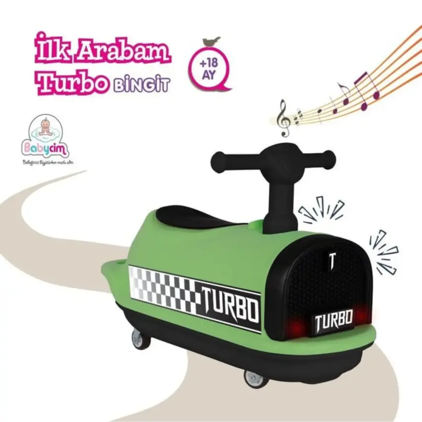 İlk Arabam Turbo Bingit Araba Yeşil - 2