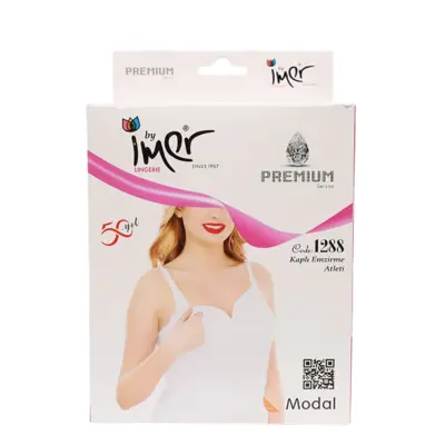 İmer Emzirme Kaplı Atlet 85B Beyaz 