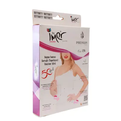 İmer Emzirme Korse Atleti Beyaz 2/M (1)