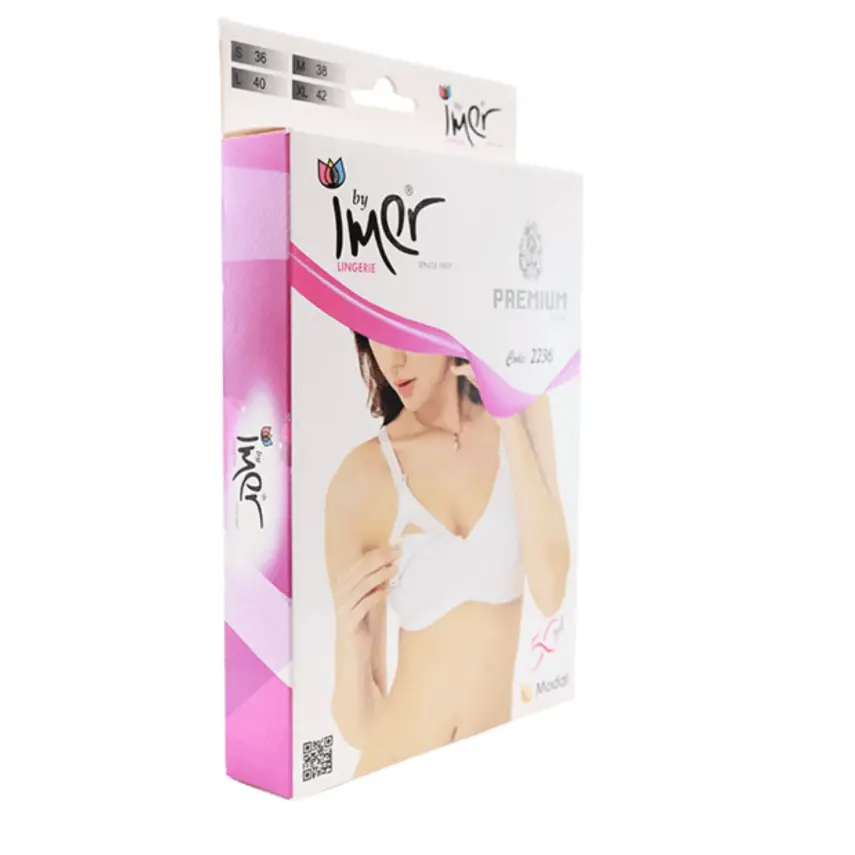 İmer Emzirme Sütyen Modal Beyaz100B - 2