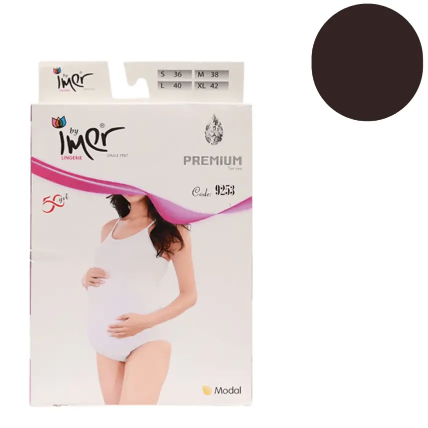 İmer Hamile Çıtçıtlı Body Siyah 1/S - 1