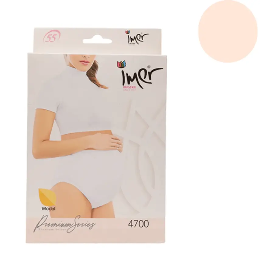 İmer Modal Hamile Külot Krem 1/S - 1