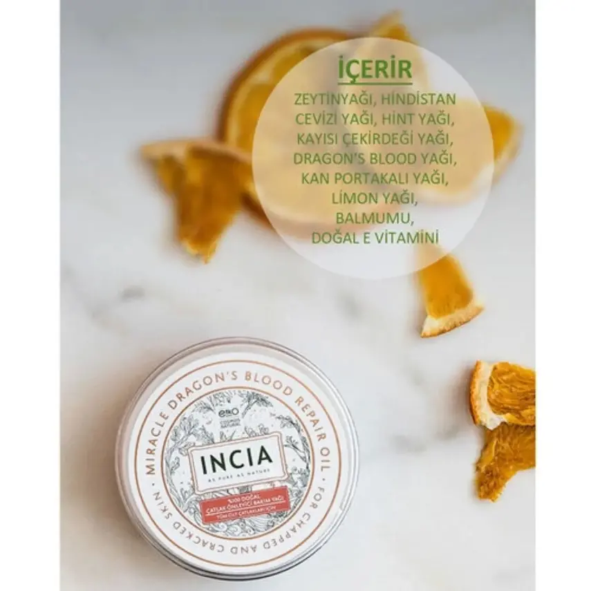 Incia %100 Doğal Çatlak Onarıcı Yağ 50 ml - 5