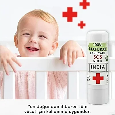 Incia %100 Doğal SOS Stick 6 gr - 4