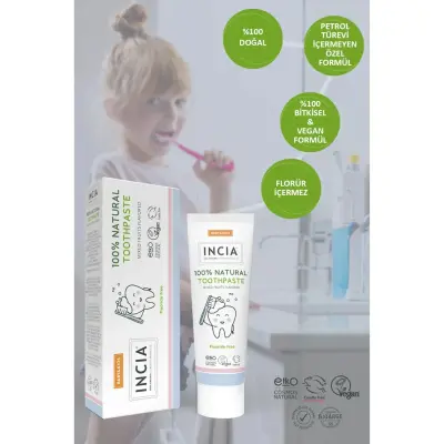 INCIA Çocuk Diş Macunu 50 ml - 3