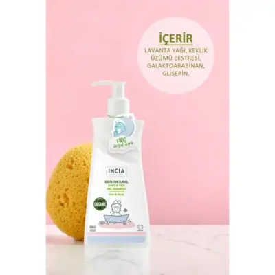 Incia Çocuklar İçin Doğal Jel Şampuan 350 ml - 4