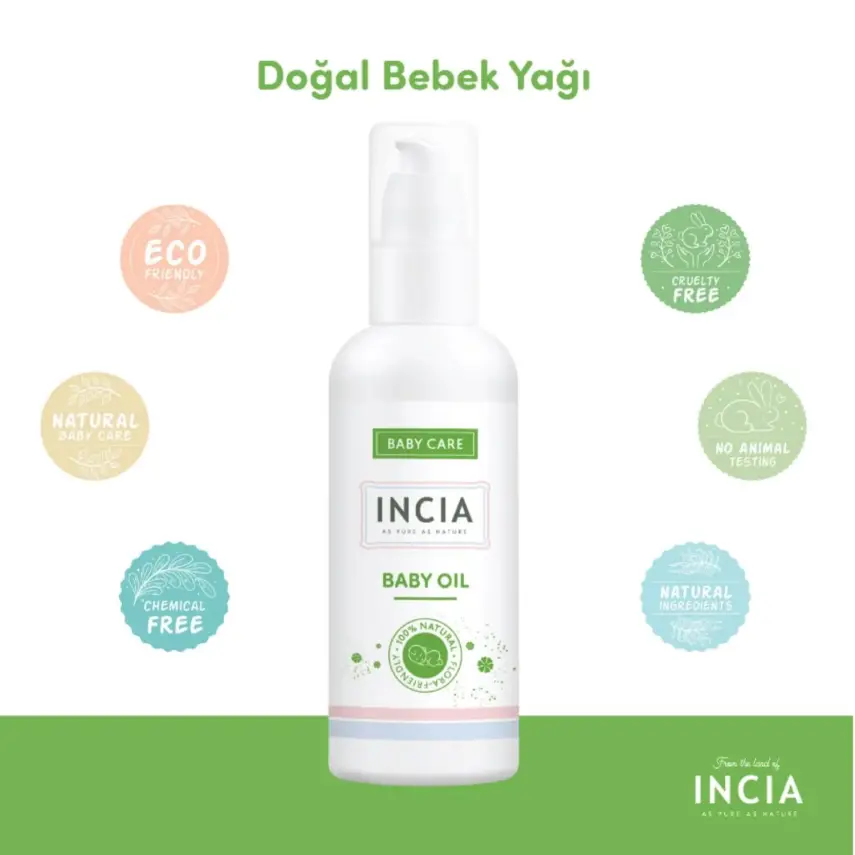 Incia Doğal Bebek Yağı 110 ml - 11