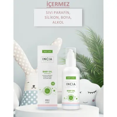 Incia Doğal Bebek Yağı 110 ml (1)