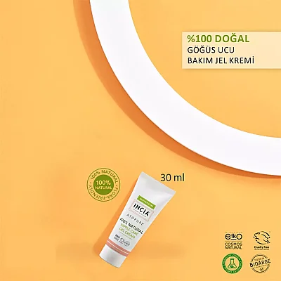 Incia Doğal Göğüs Ucu Bakım Jel Kremi 30ml - 3