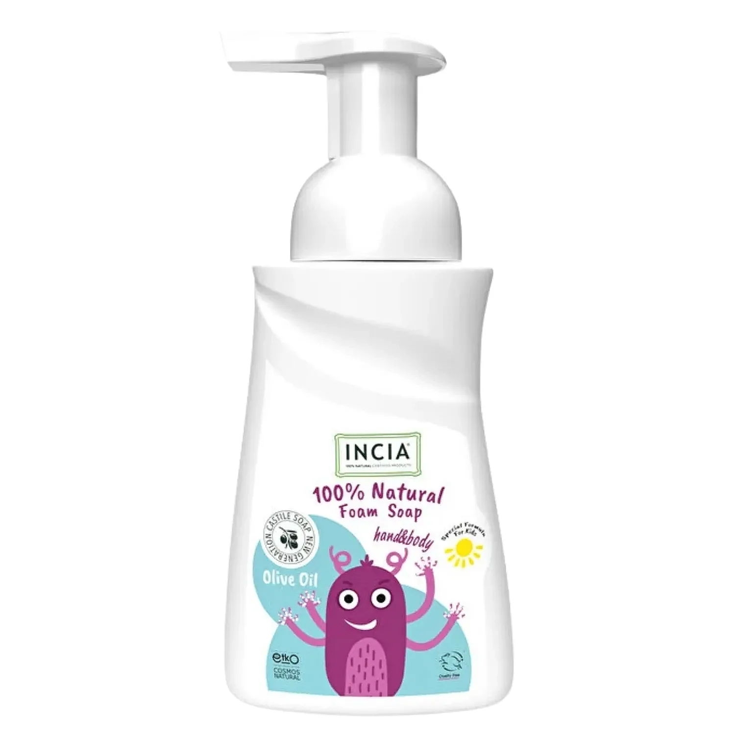 Incia Kids Zeytinyağlı Köpük Sabun 200 ml