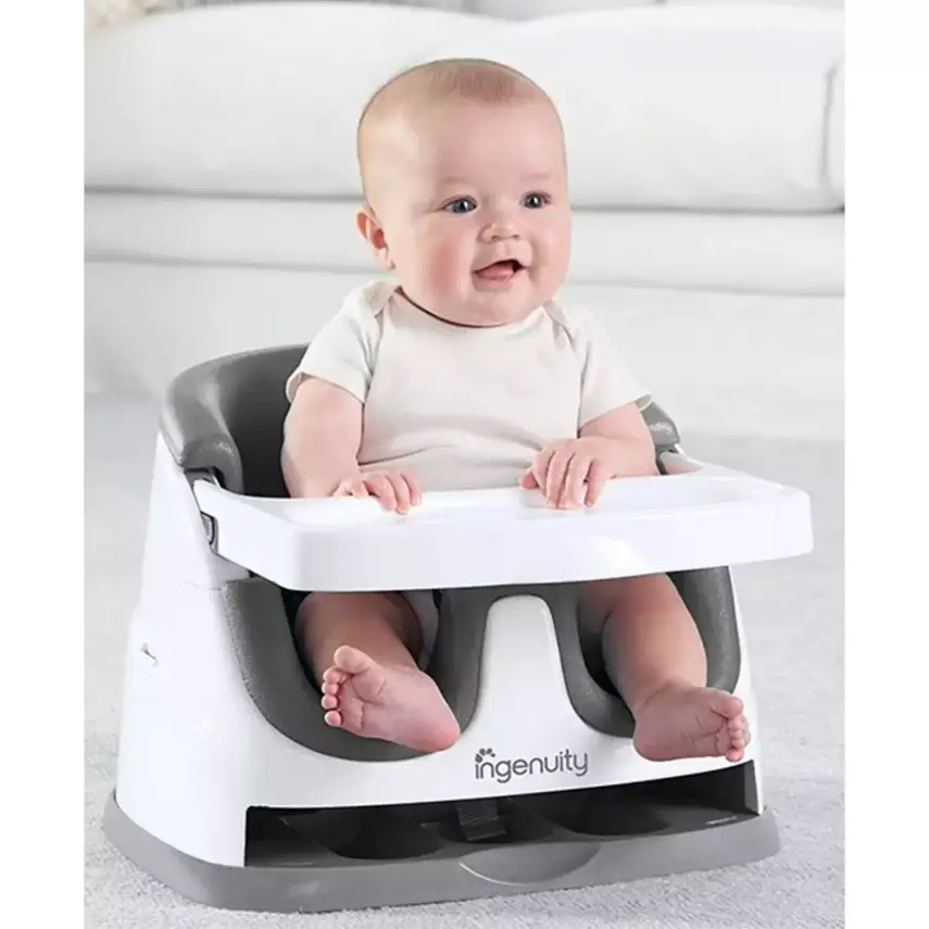 Ingenuity Baby Base Portatif Mama Sandalyesi Slate - 2