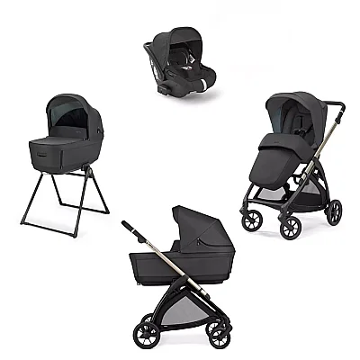 Inglesina Electa+ Bebek Arabası Darwin Recline 4'lü Sistem Upper Black