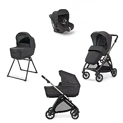 Inglesina Electa+ Bebek Arabası Darwin Recline 4'lü Sistem Upper Black