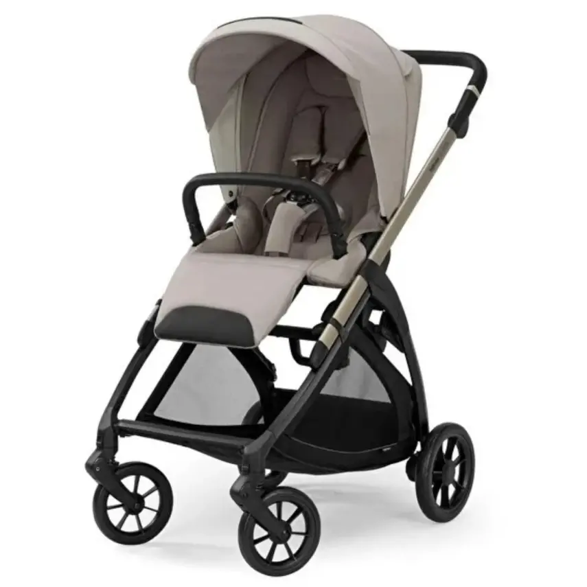 Inglesina Electa+ Tek El Tek Hamle ile Katlanıp Açılan Çift Yönlü Bebek Arabası Battery Beige - 2