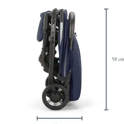 Inglesina Inglesina Quid 2+ Tek El Tek Hamle ile Katlanıp Açılan Kabin Boy Bebek Arabası Crocodile Green - 2