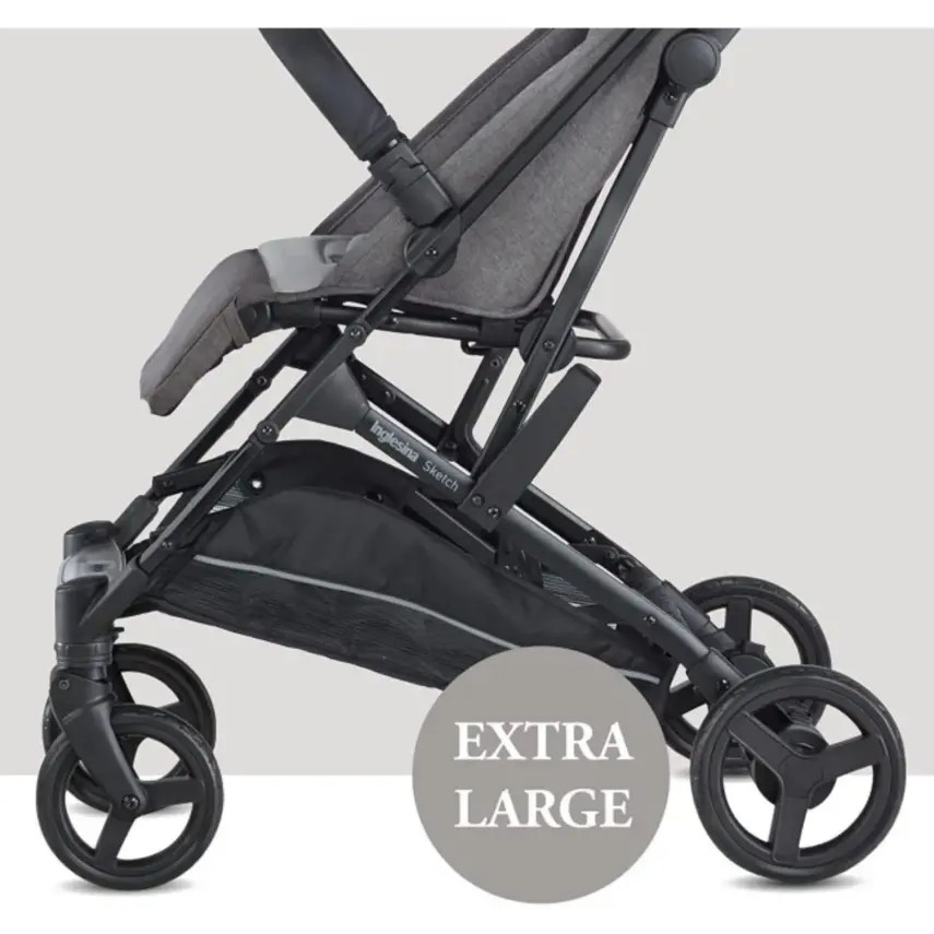 Inglesina Sketch Bebek Arabası Grey - 5
