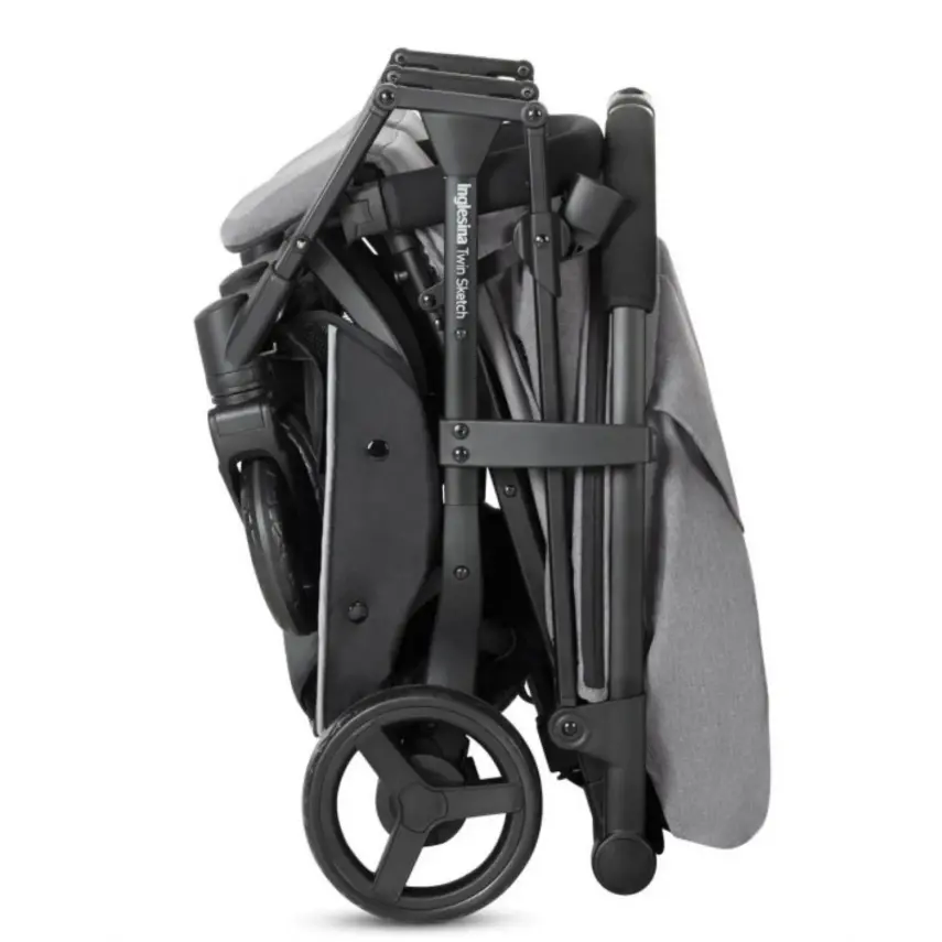Inglesina Sketch İkiz Bebek Arabası Grey  - 3