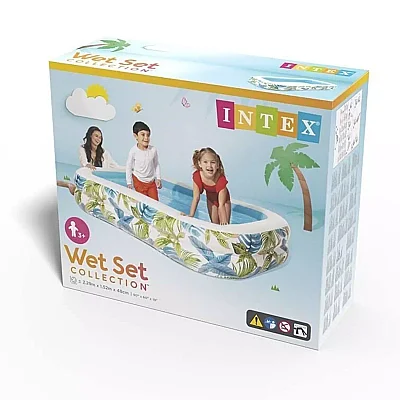 Intex Yaprak Desenli Tropik Aile Havuzu 229x52x48 Cm - 3