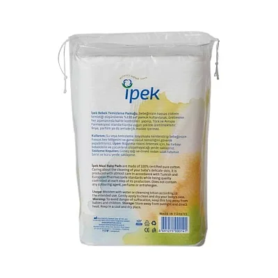 İpek Bebek Temizleme Pamuğu 60lı (1)
