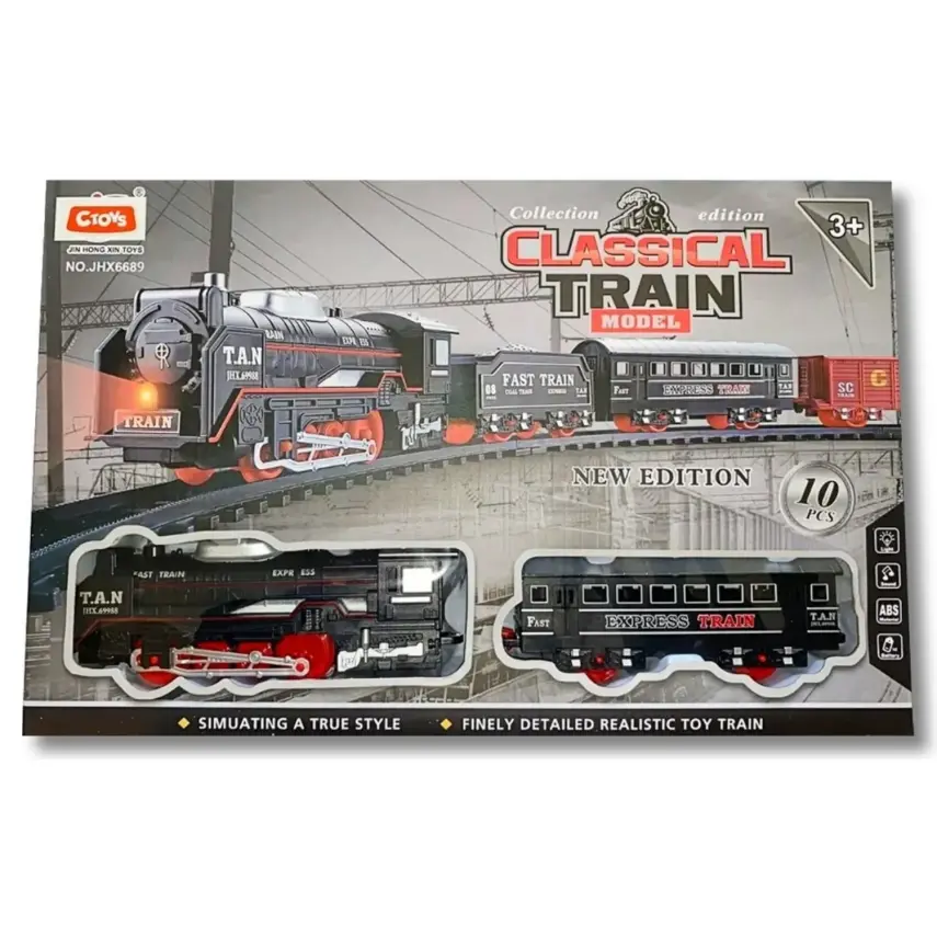 Işıklı Sesli Tren Seti 10 Parça - 1