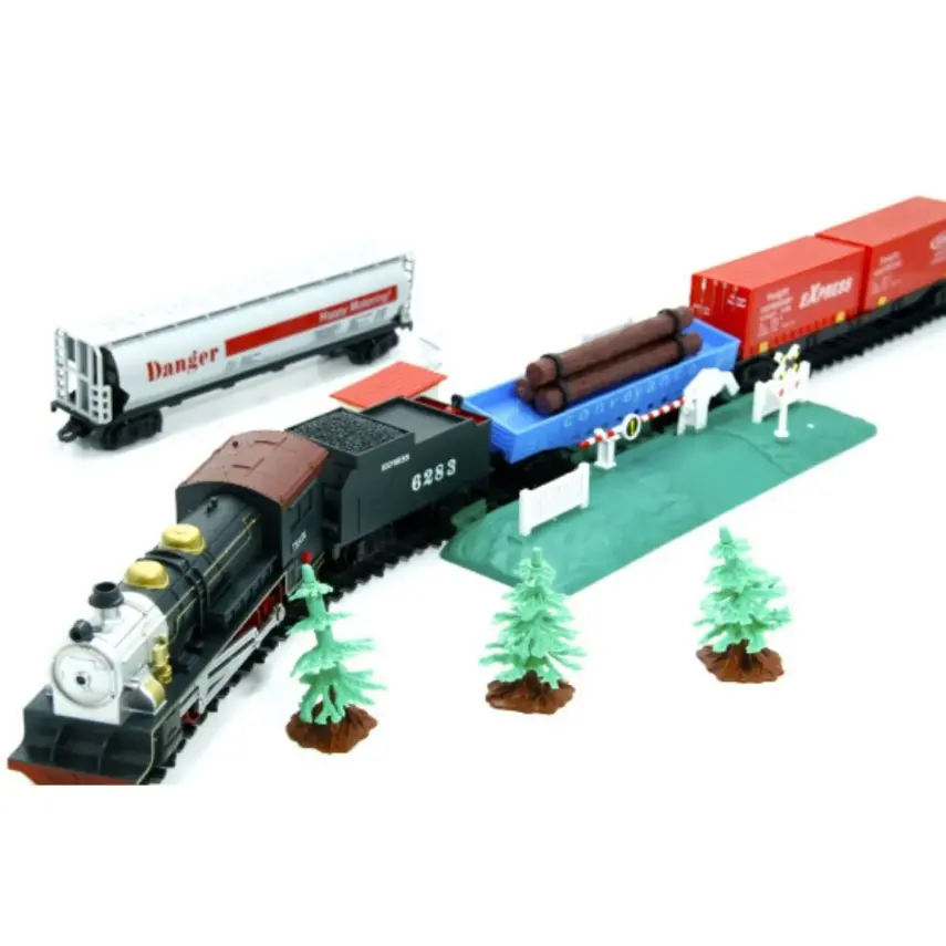 Işıklı ve Sesli 33 Parça Classic Büyük Tren Set - 1