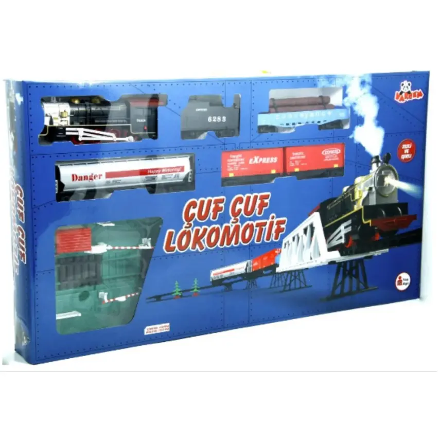 Işıklı ve Sesli 33 Parça Classic Büyük Tren Set - 3