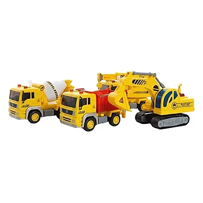 Işıklı Ve Sesli İş Makinaları 1:20