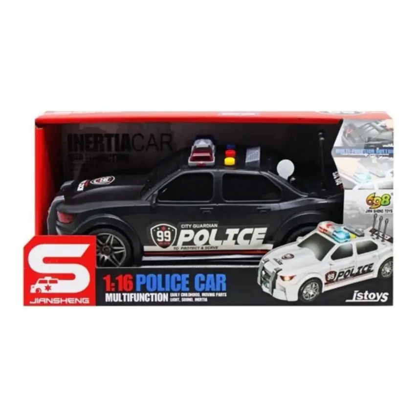 Işıklı Ve Sesli Polis Arabası - 1